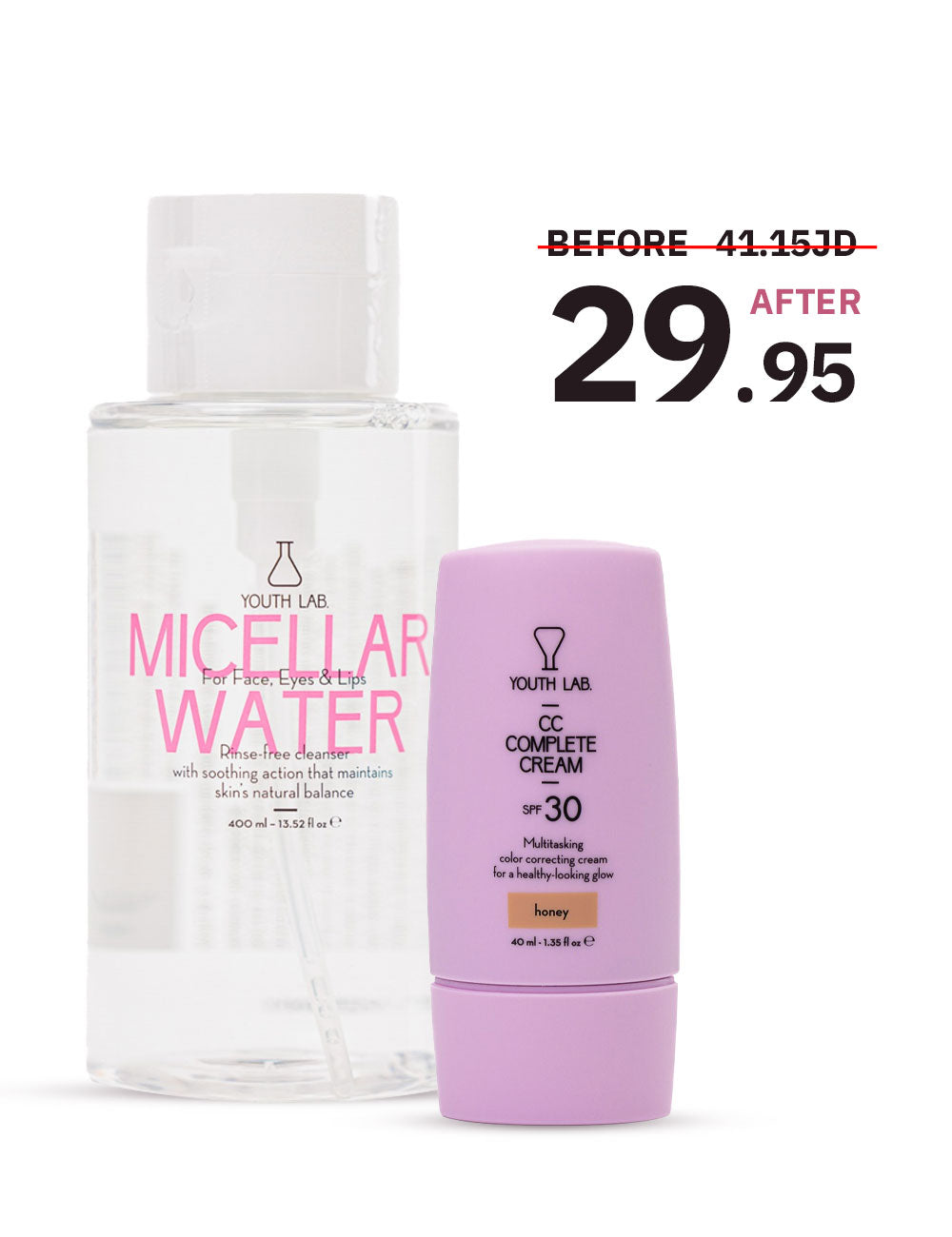CC Complete Cream SPF30 Honey + Micellar
