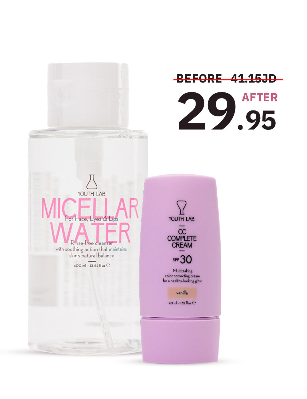CC Complete Cream SPF30 Vanilla + Micellar